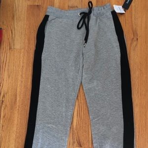 Bebe velour side sweatpants